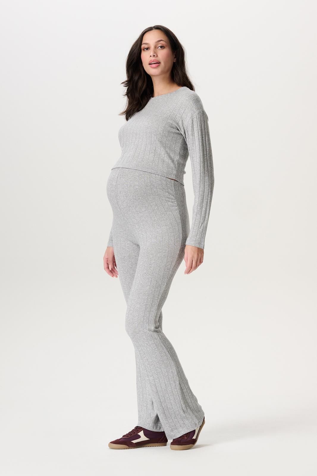 Noppies Maternity Voedingsshirt Lejre - Grey Melange
