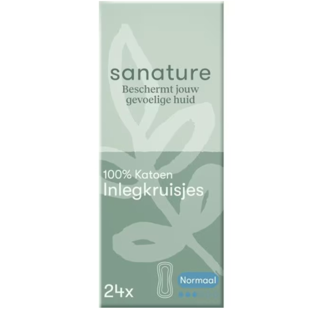 Sanature 100% Katoenen Inlegkruisjes Normaal24 stuks