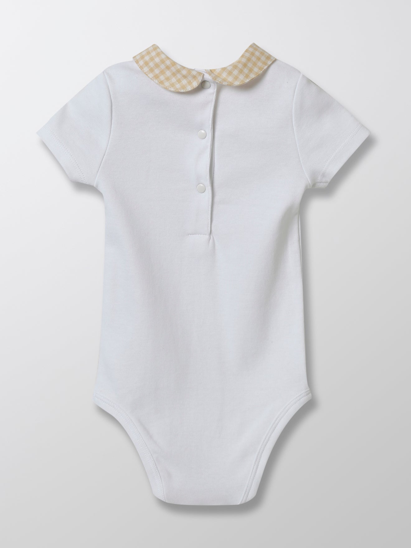 Body col vichy Bébé - Coton bio