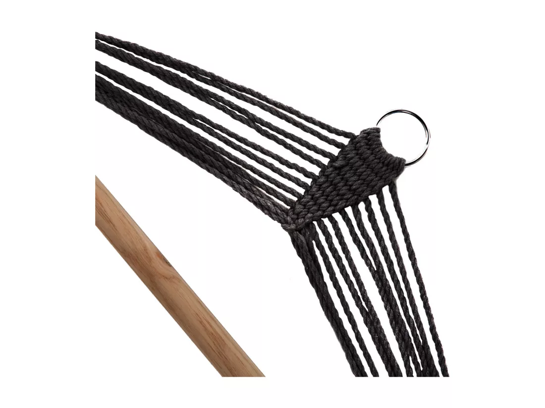 Fauteuil suspendu en aspect filet avec tige