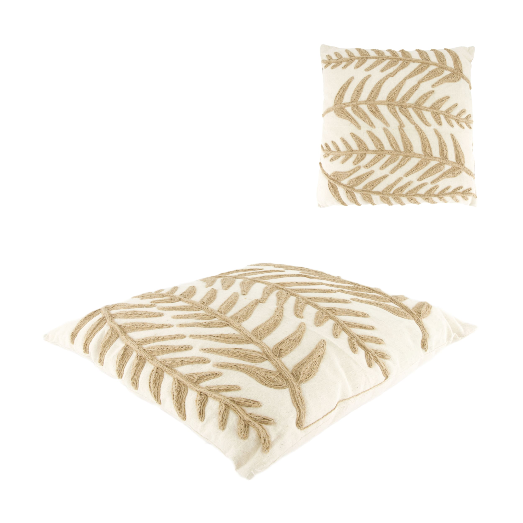 Cushion cream brown blad