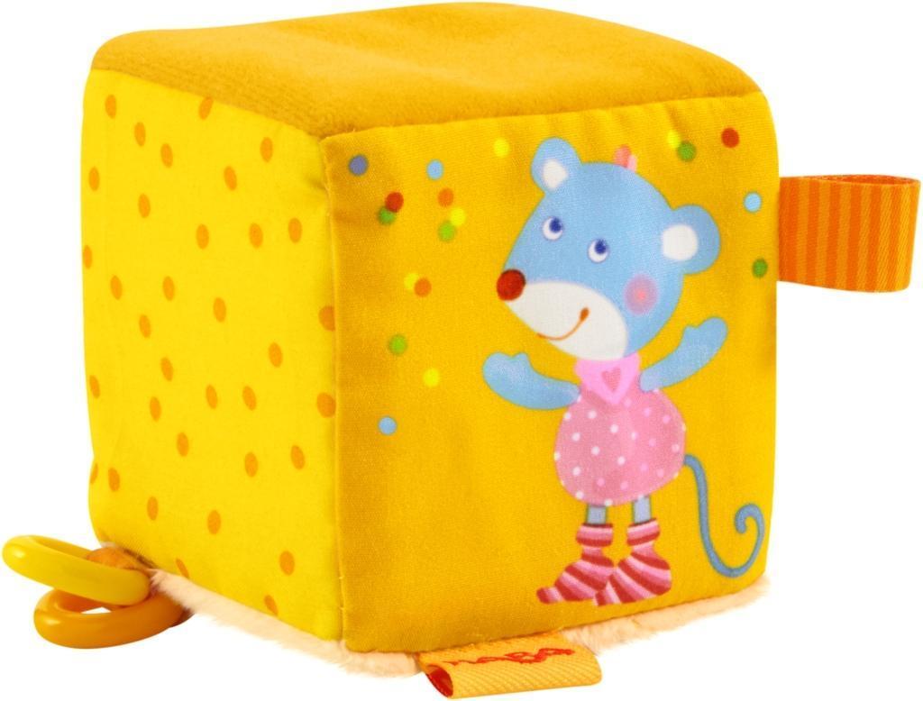Spielwürfel MAUS MERLE & DRACHE DURI 4-teilig in bunt