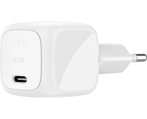 Belkin 30W USB PD Wall Charger with PPS - White