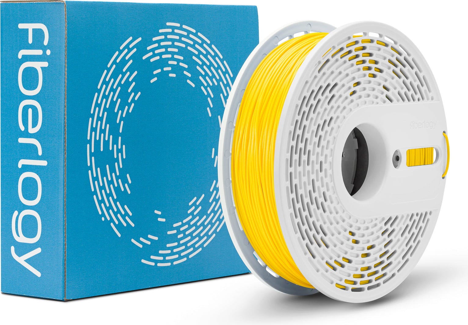 Fiberlogy  FiberFlex 40D Yellow, 1,75 mm / 850 g    Flexibles Filament mit einer Shore Härte von D40 in Gelb