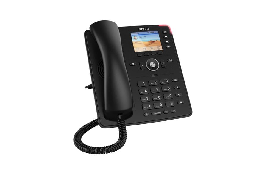 Tischtelefon D713 SchwarzKostengünstiges Profi-IP-Telefon