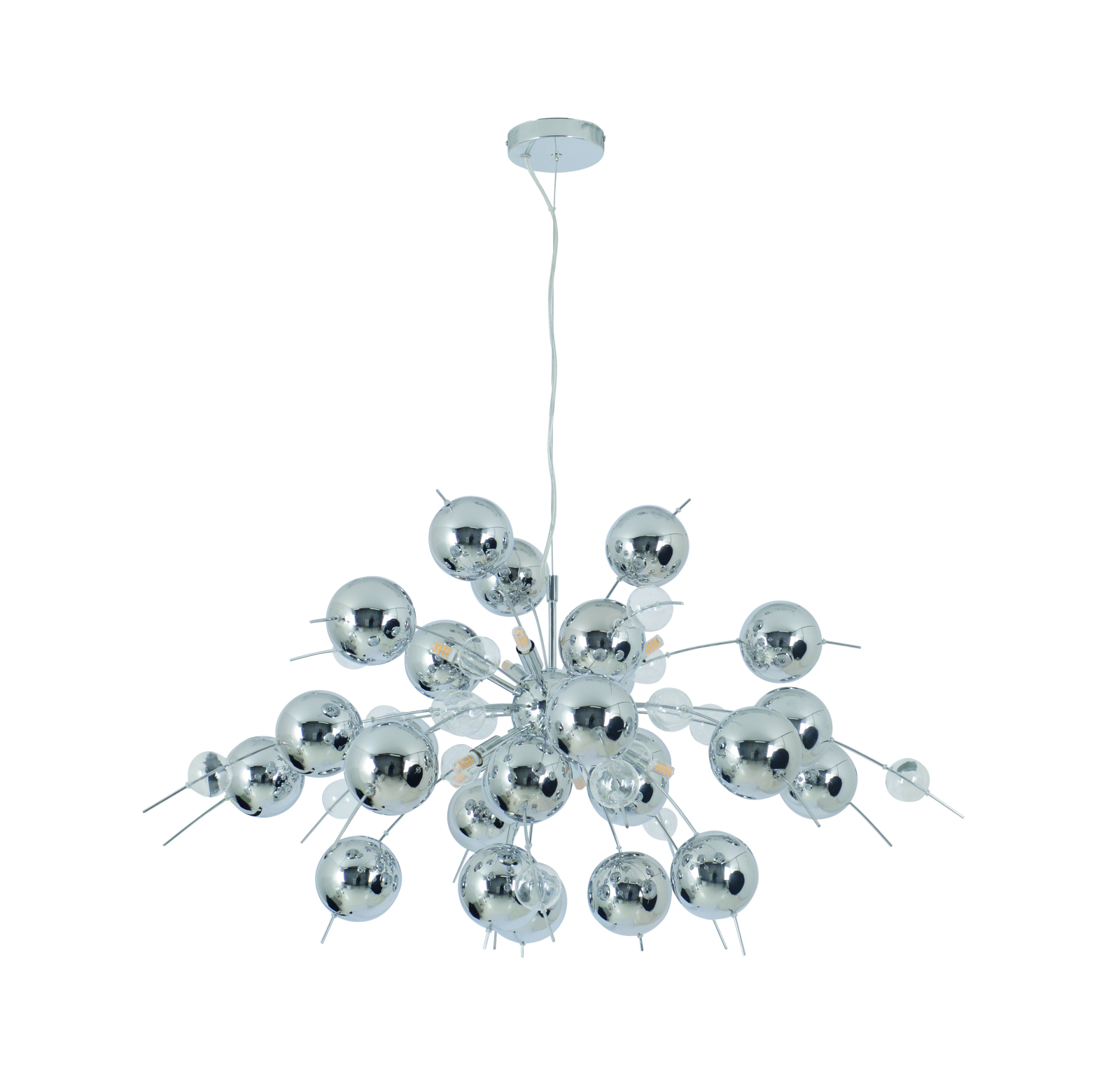 Pendelleuchte EXPLOSION - chrome - Ø ca. 98 cm