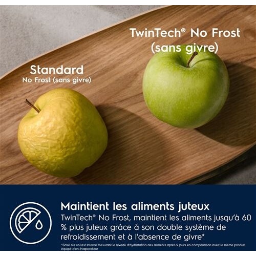 Réfrigérateur congélateur en bas Electrolux ENT6ME18S - ENCASTRABLE 177CM