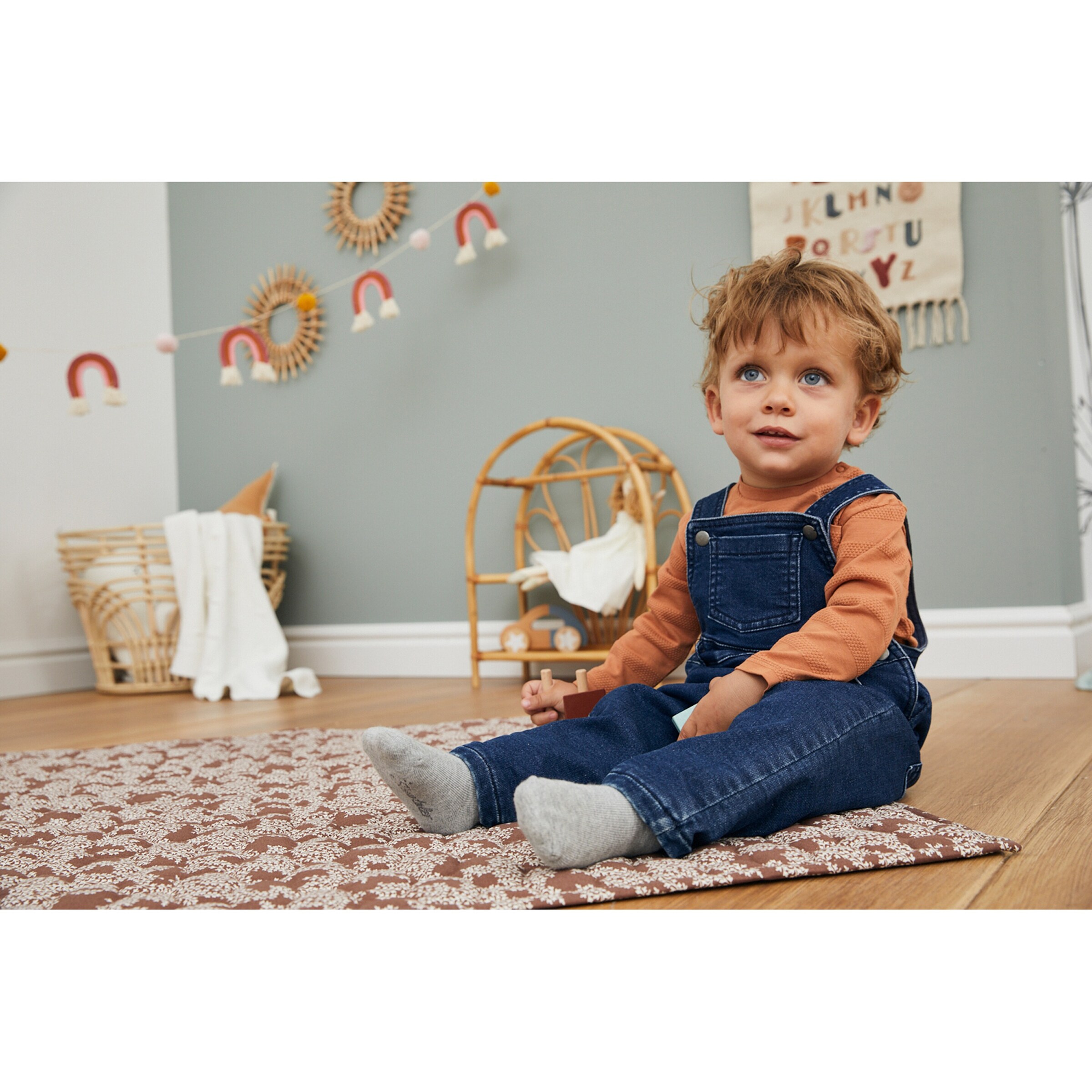 Lilletots - Boys Story Jeans-Latzhose