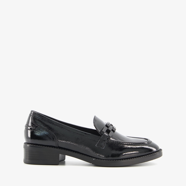 Tamaris dames lak loafers zwart