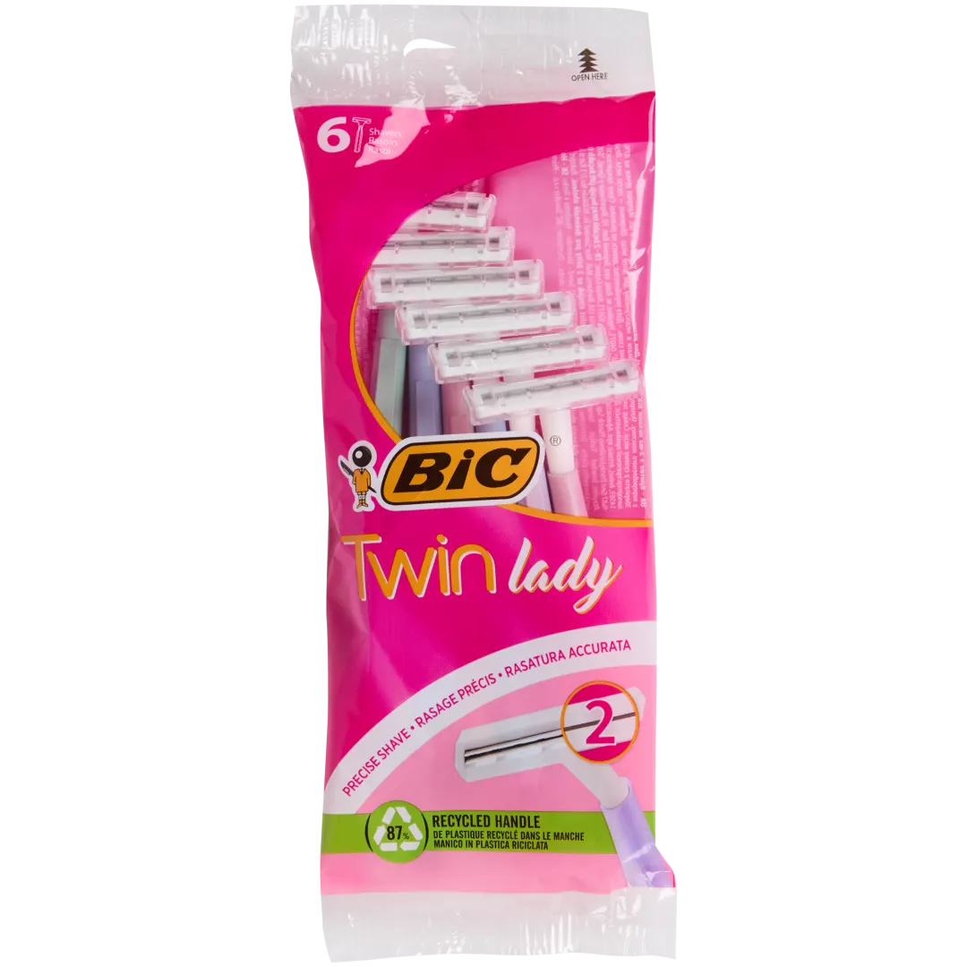 BIC scheermesjes Twin Lady 6 stuks