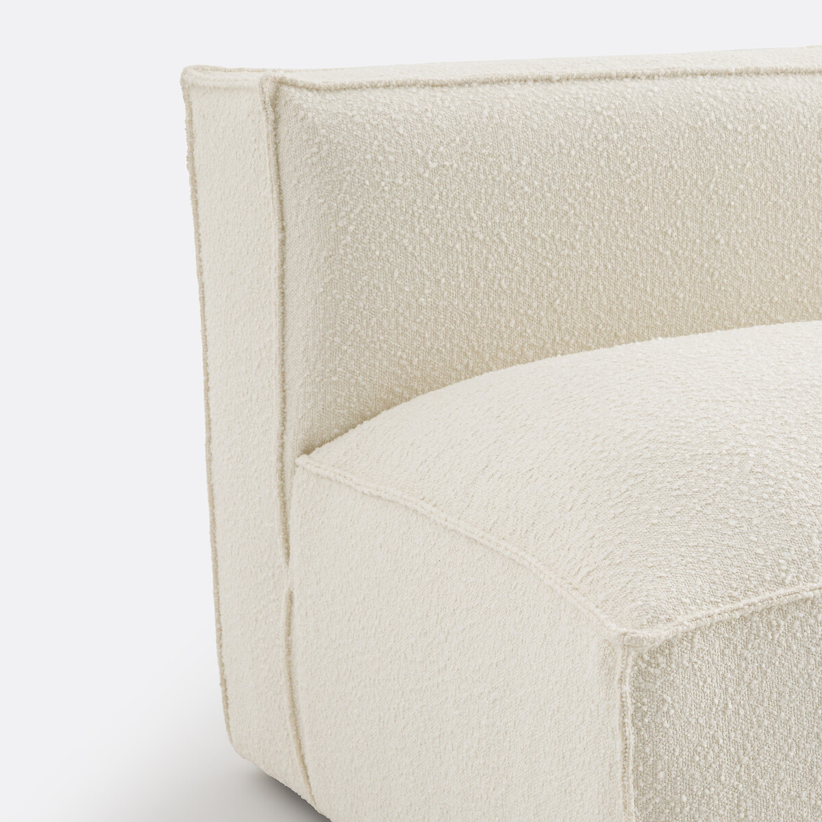 LA REDOUTE INTERIORS<br>Linker modular recamiere, bouclette, Seven