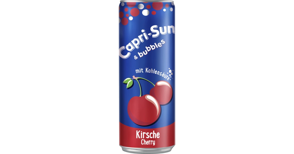Capri-Sun Bubbles Kirsche 0,33 Liter Dose (Einweg)
