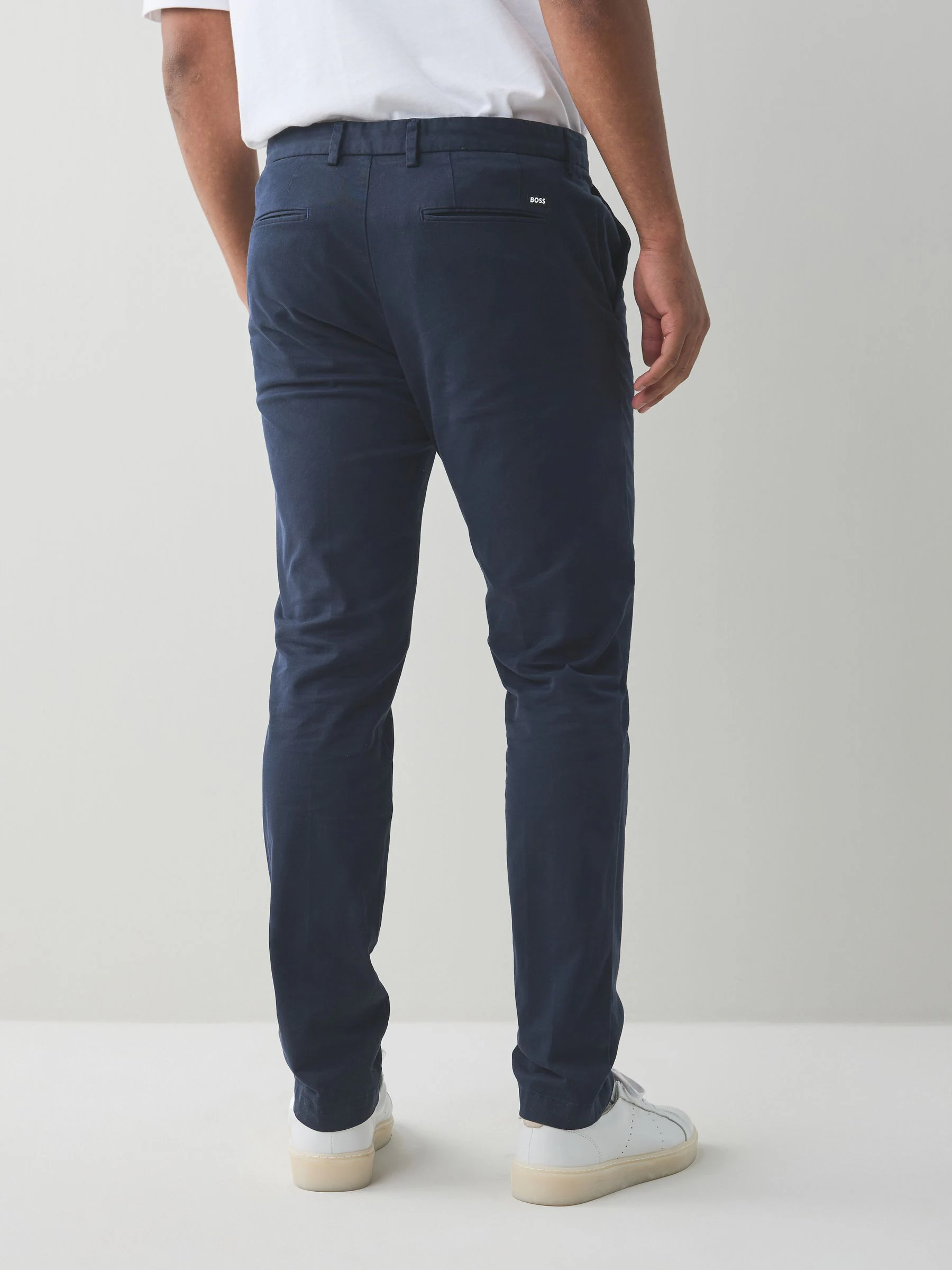 Blauw - BOSS Regular Fit Chino Trousers