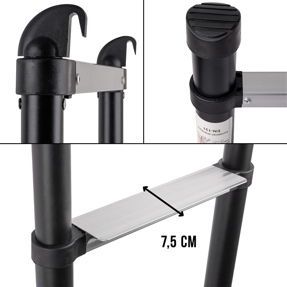 Echelle Alu téléscopique 2M10 LADDY ALCOVE BRUNNER
