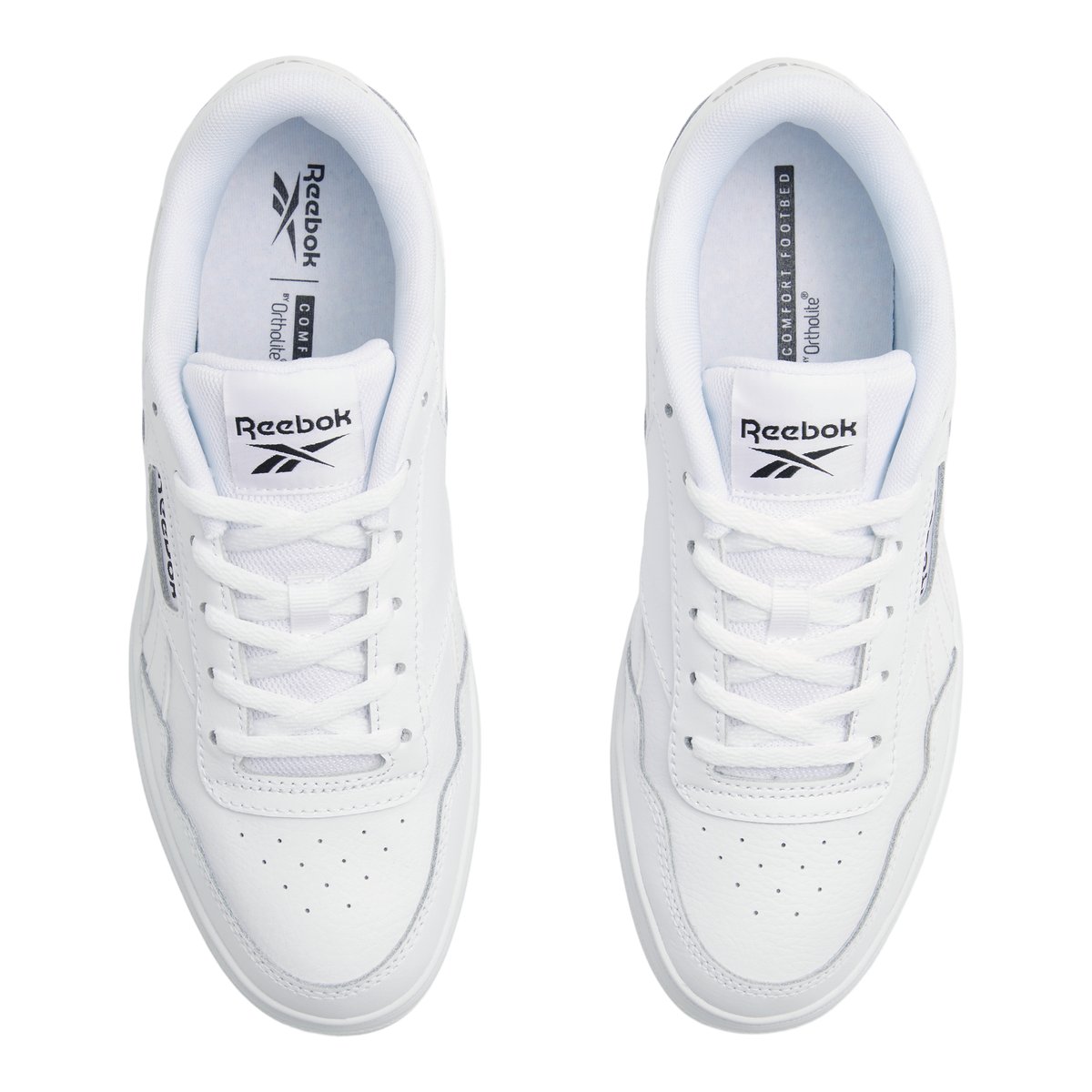 REEBOK-Courtadv_bol-Baskets - Talon plat - Blanc