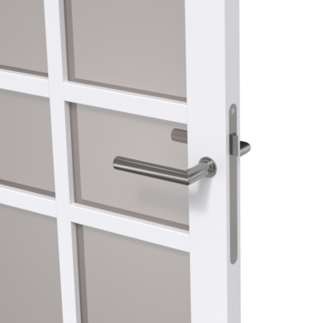 Arne & Bodil binnendeur ABE105 brons glas - extra wit afgelakt
