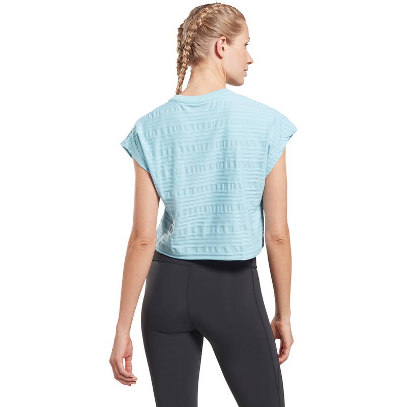 Reebok Perforated Crop Trænings T-shirt Dame