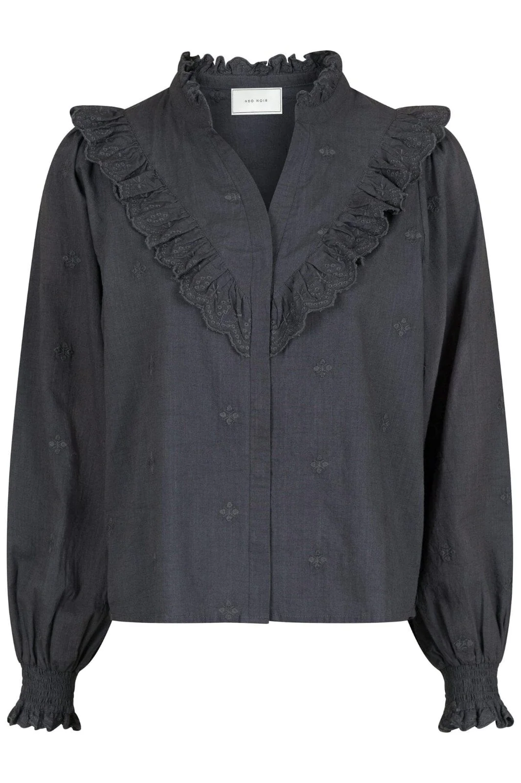 Neo Noir Degas Blouse dark grey
