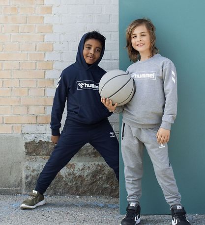 Hummel Sweatshirt - hmlBox - Graumeliert meliert