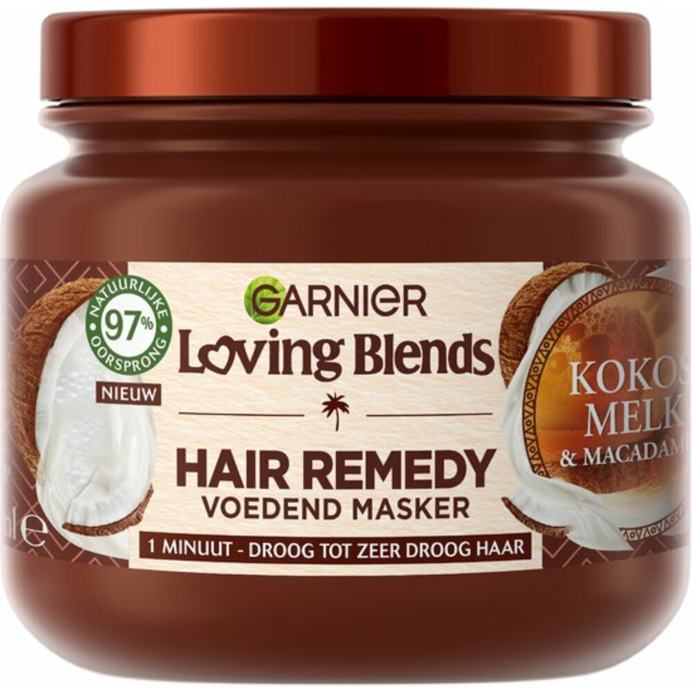 Garnier Loving Blends Kokosmelk en Macadamia Haarmasker340 ml