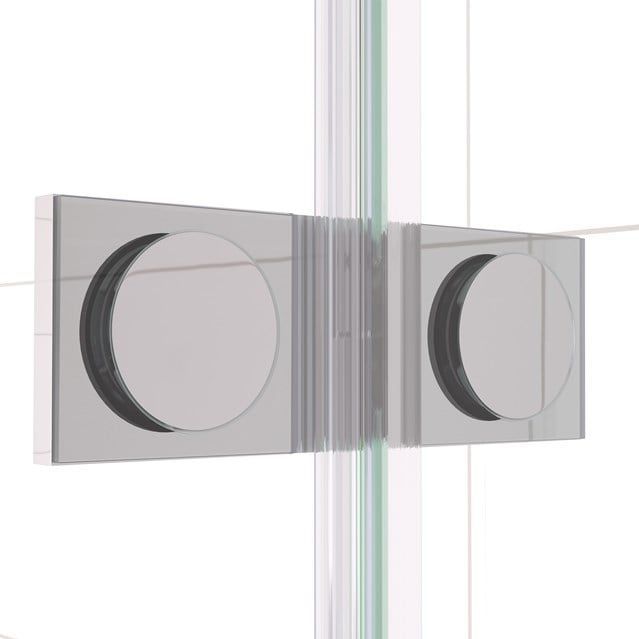 Diamond - Douchecabine - Chroom - 80x80 cm - Draaideur - Vierkant - 200 cm Hoog - 8 mm Veiligheidsglas