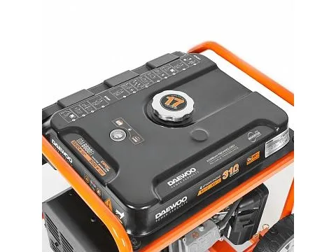 Daewoo GDA6600EI, 5000 W, 230 V, 17 L, benzin, 312 cm³, 9,5 hk