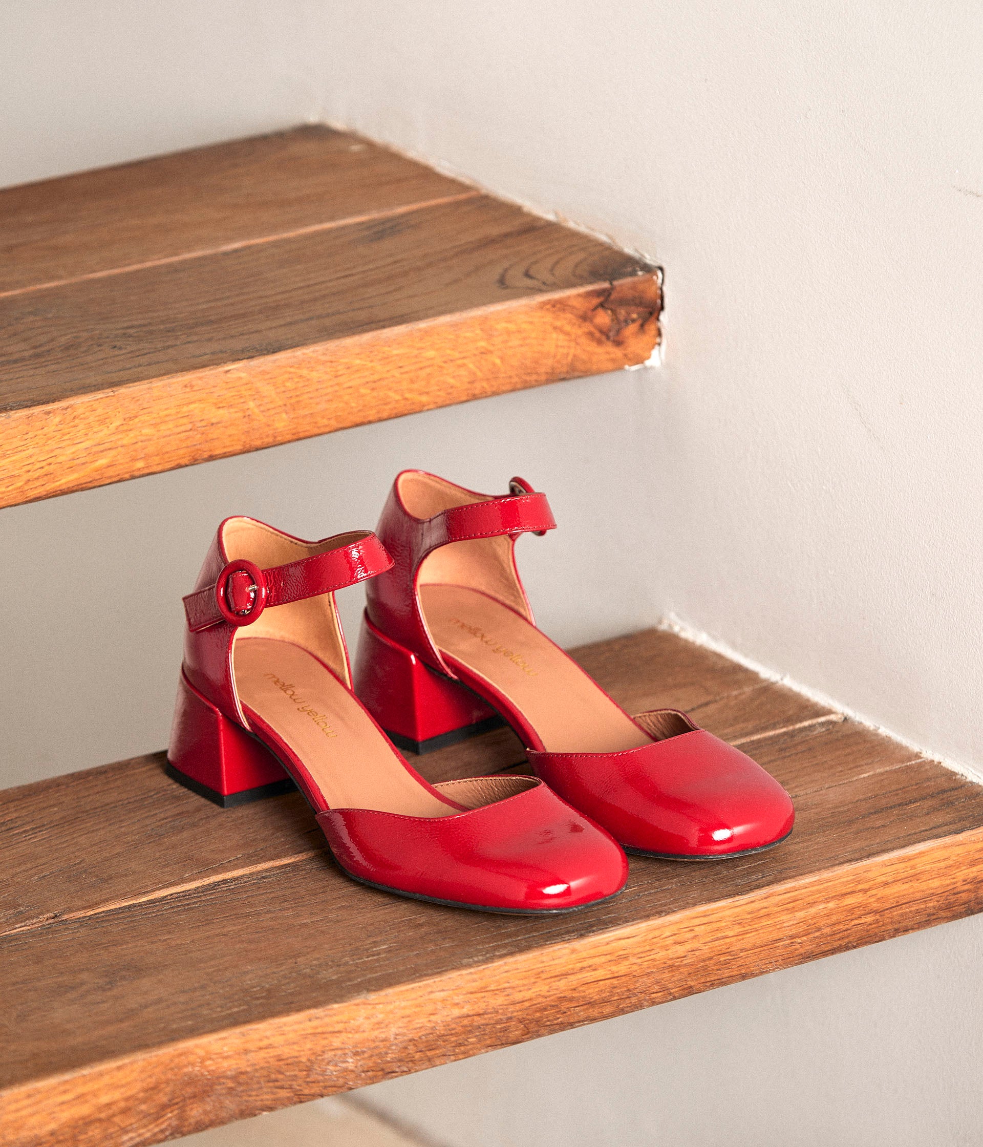 Babies rouges vernies Antonina