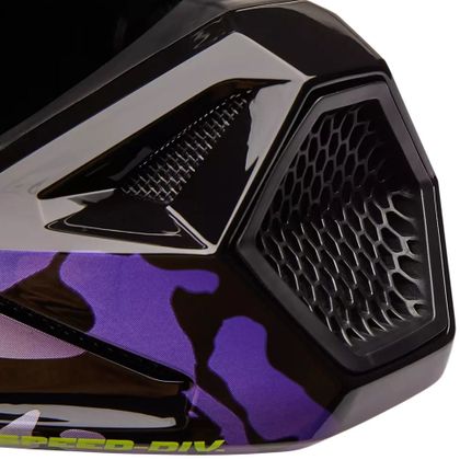 Casque cross Fox V1 MORPHIC 2024 - Noir / Blanc