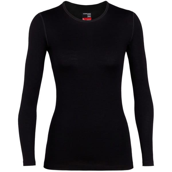 T-shirt thermique ICEBREAKER 260 TECH LS CREWE W BLACK