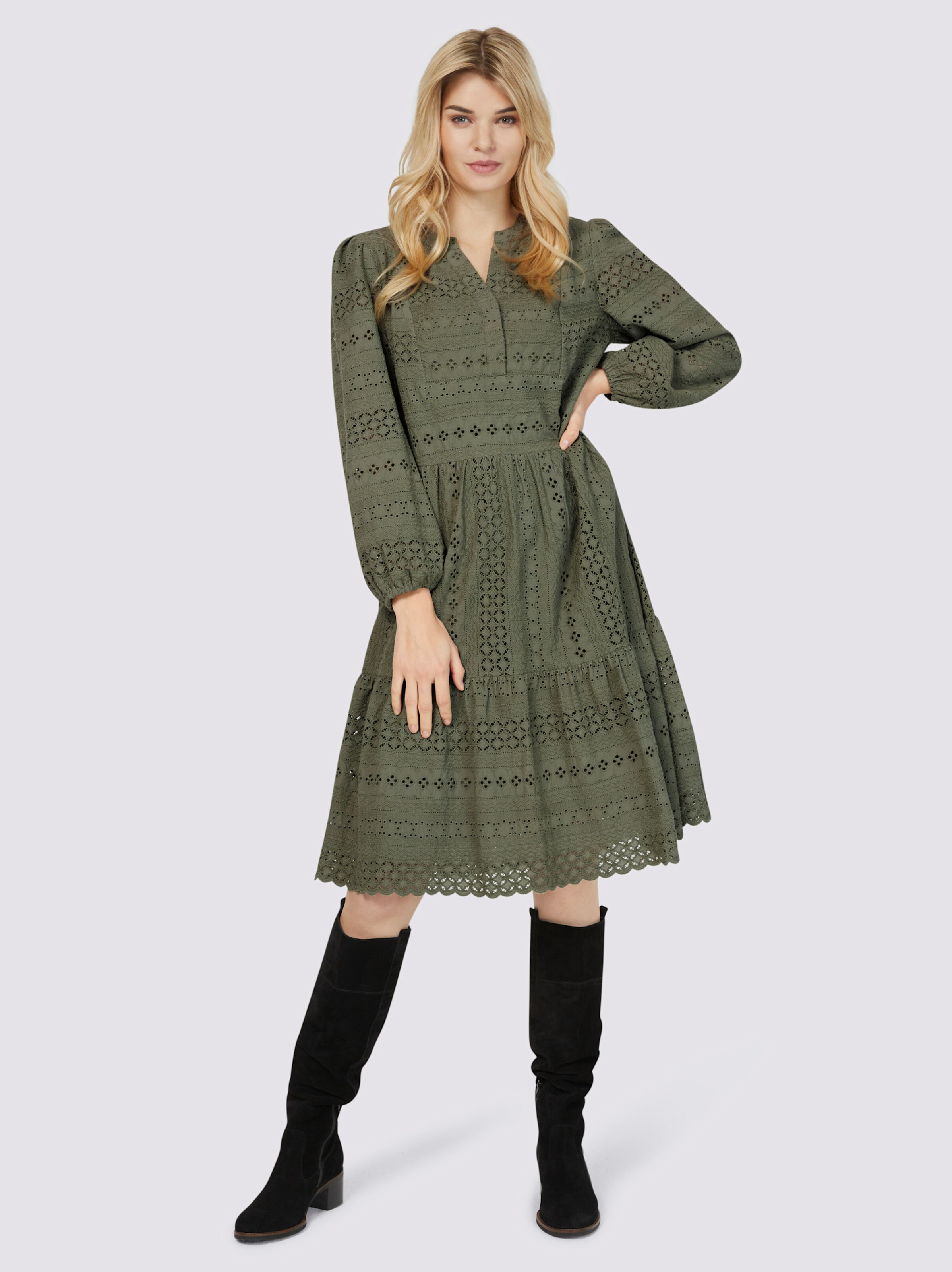 Spitzen-Kleid