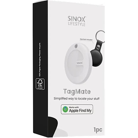 Sinox Lifestile TagMate sporingschip - Hvid