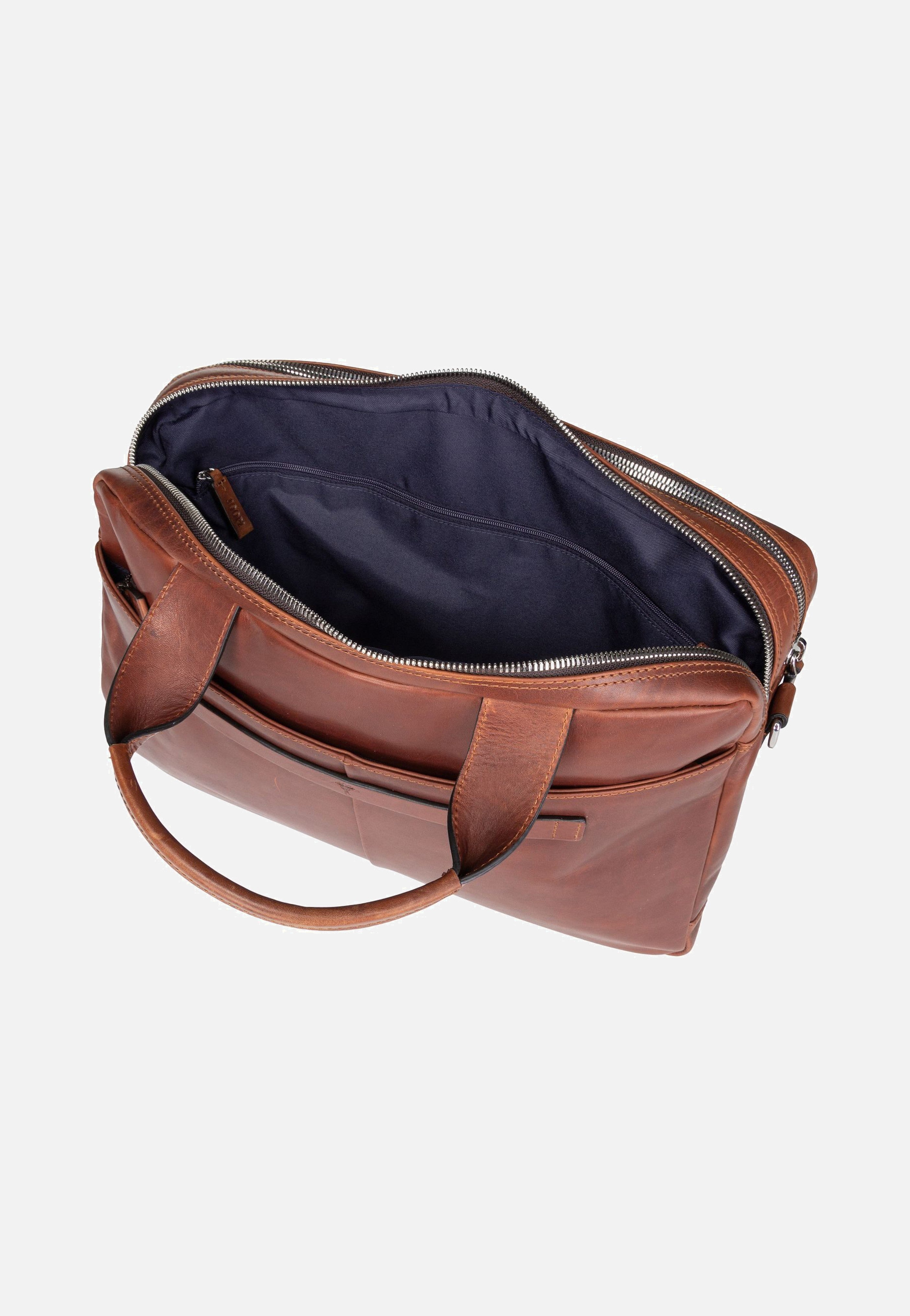 Loreto Pandion BriefBag MHZ Dark Brown - Aktentasche
