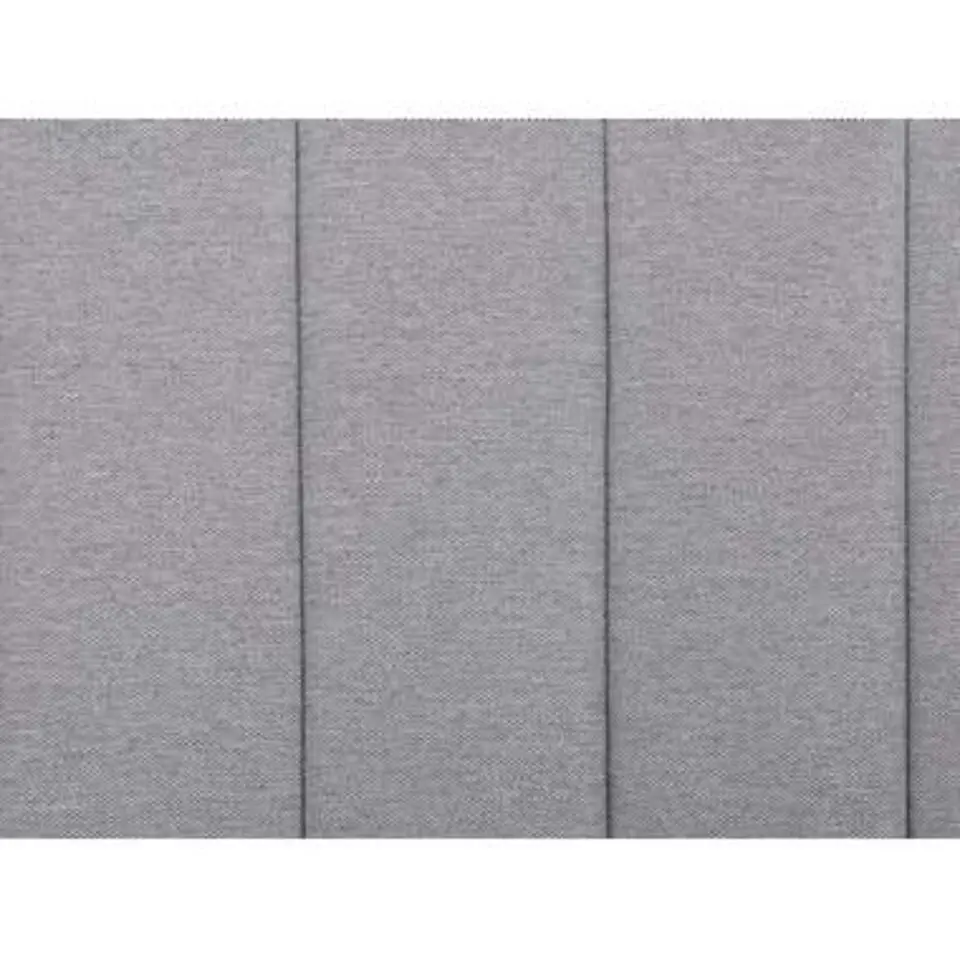 POITIERS - Tweepersoonsbed - Lichtgrijs - 140 x 200 cm - Polyester