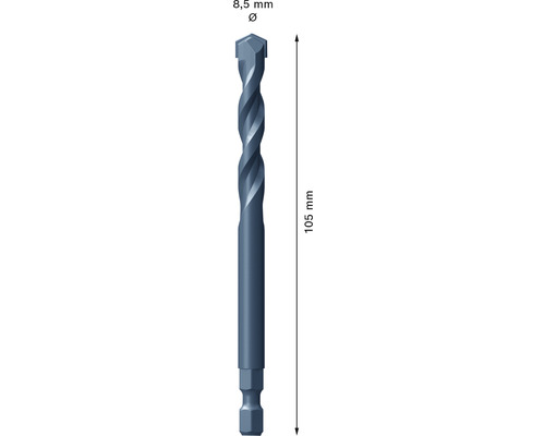 Carbide centreerboor Ø 8,5x105 mm EXPERT