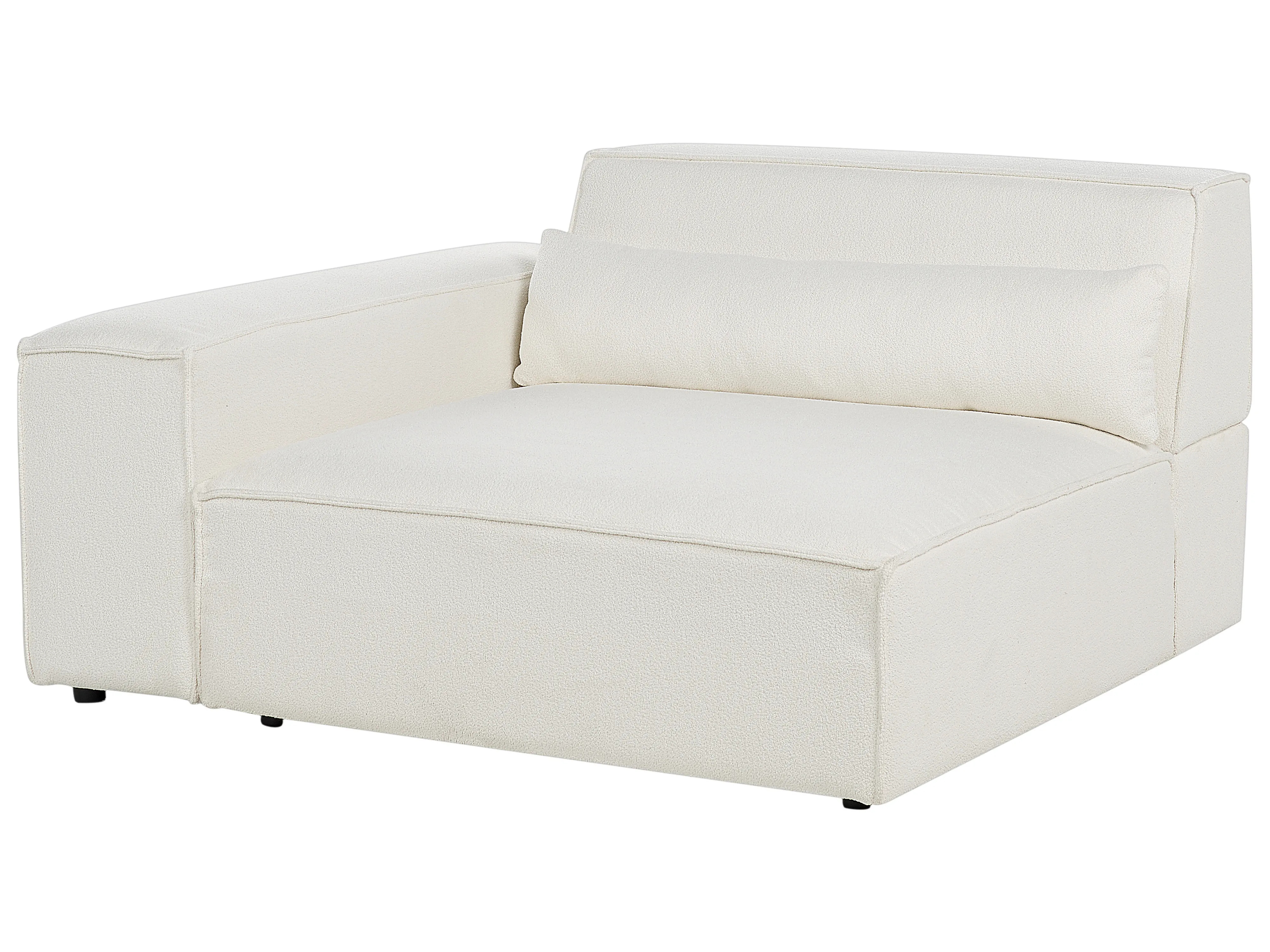 Modulaire bank 3-zits HELLNAR Bouclé Gebroken wit