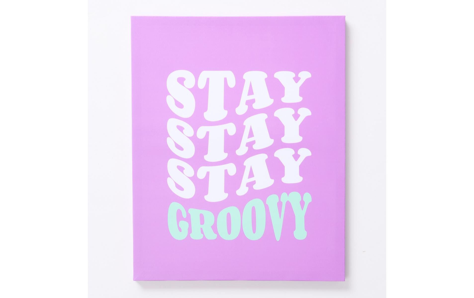 Poster Groove 40 cm x 50 cm, PappelKunstdruck-Poster