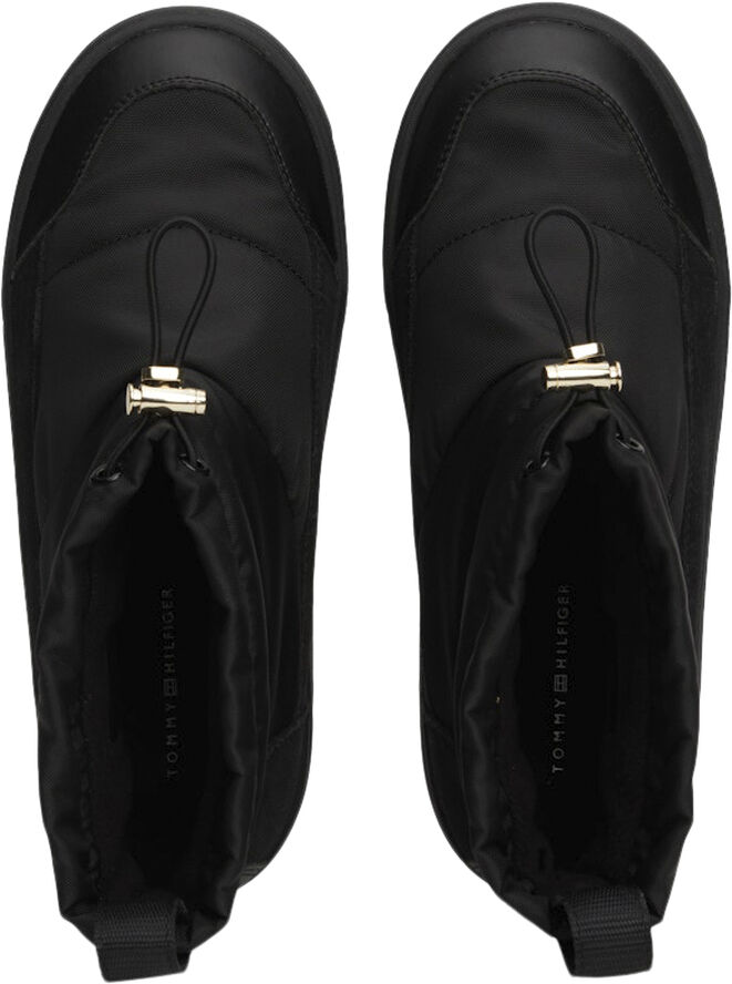Tommy Hilfiger FLAG NYLON MINI SNOWBOOT Black
