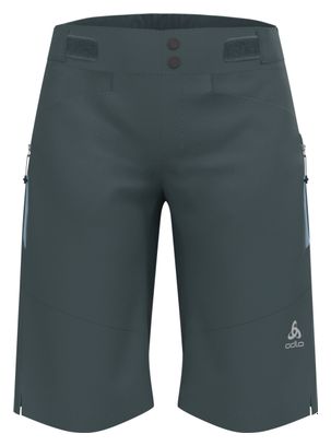 Sur-Short VTT Femme Odlo X-Alp Explorer Gris/Bleu