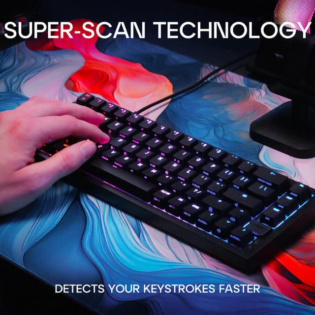 Cherry Xtrfy K5V2 gaming-keyboard (Black)