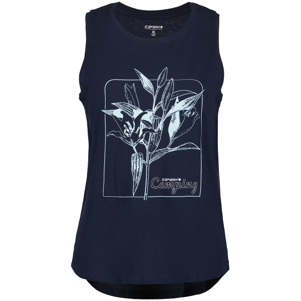 Débardeur randonnée ICEPEAK MODALE TANK W BLEU FONCE
