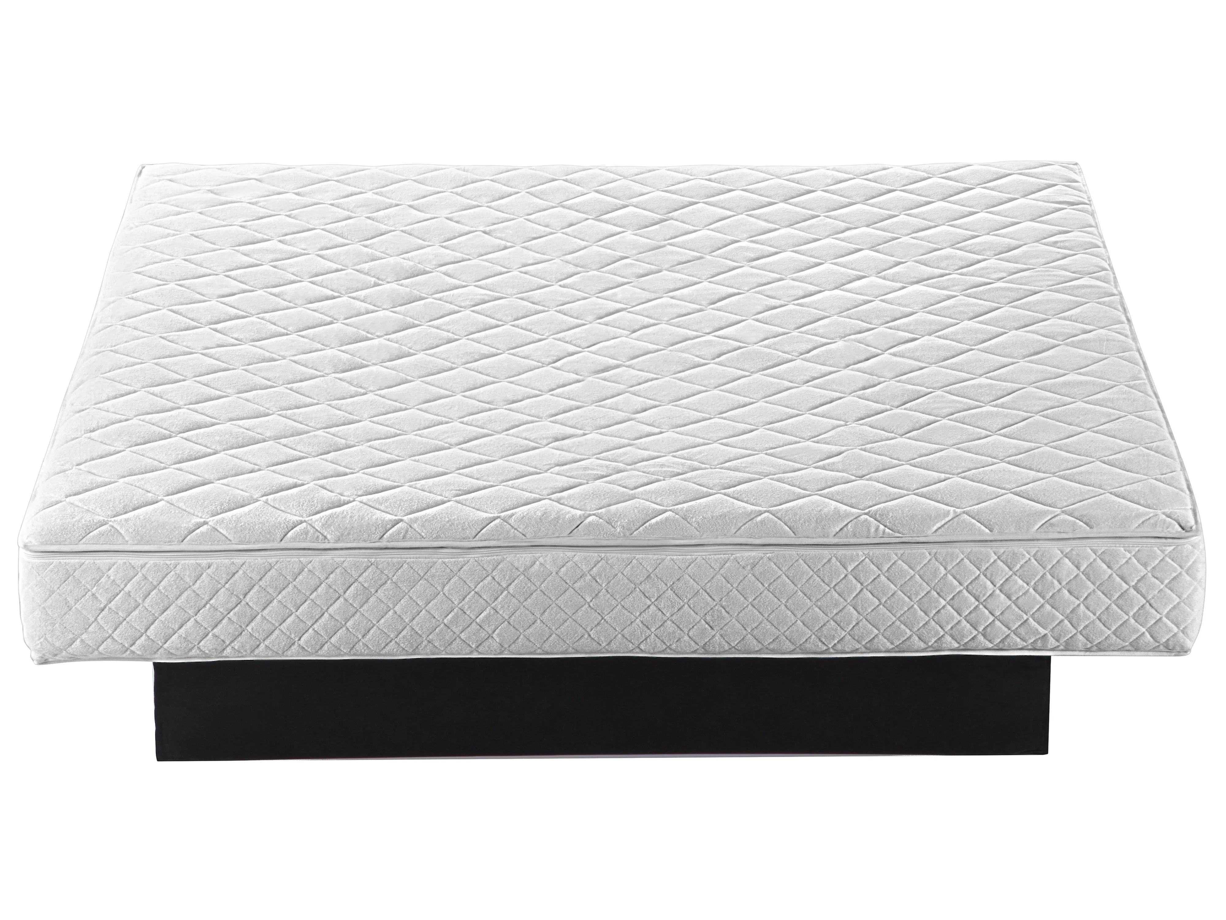 Waterbedmatras met accessoires en platform SOLERS 160 x 200 cm