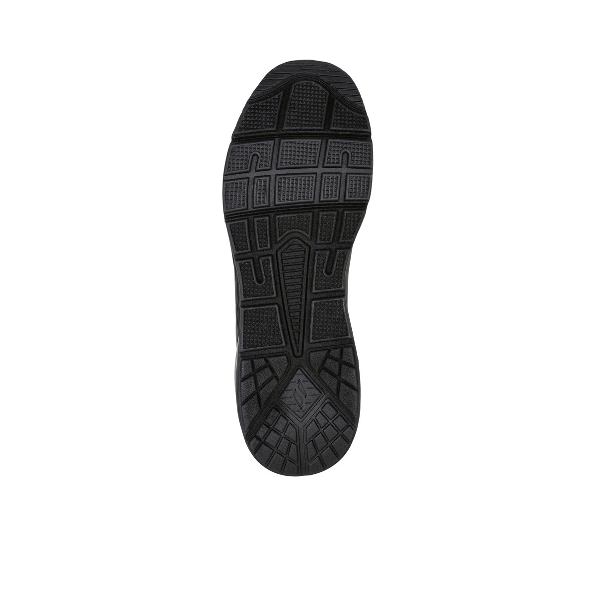2X les points-Uno_2-m-Baskets de course - Talon plat - Noir/Noir