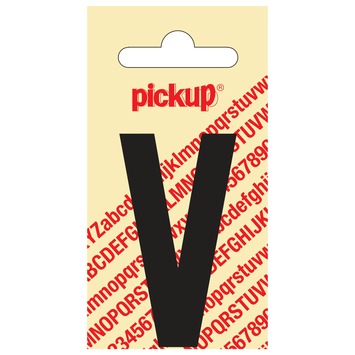 Pickup plakletter v 60 mm zwart
