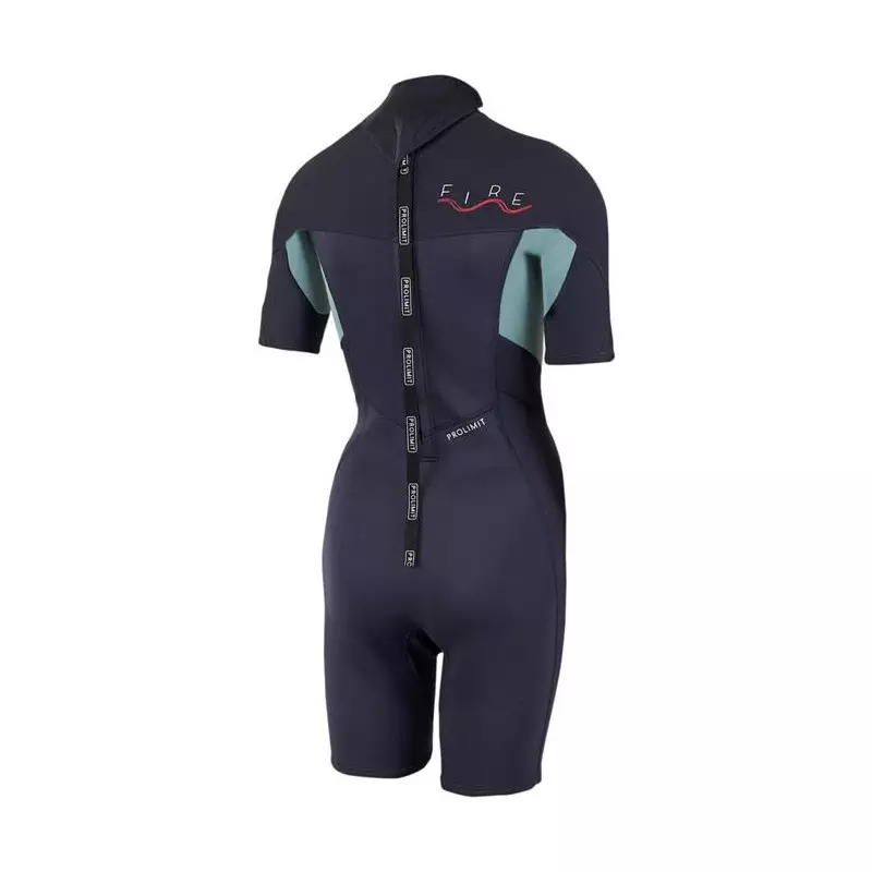 Combinaison shorty femme PROLIMIT Fire Backzip 2/2 Q-liningFL Blue