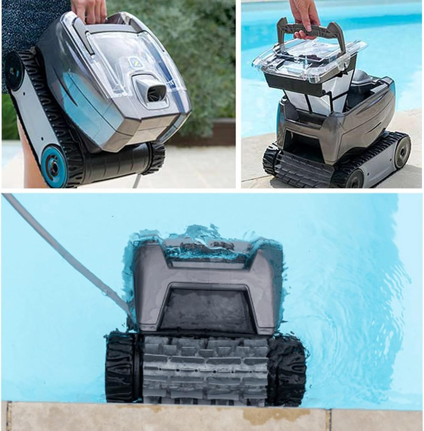 Zodiac Robot de Piscine Électrique TornaX OT 3200 Tile, Fond et Parois, Spécial Carrelage, WR000126 37 x 29 x 30 cm