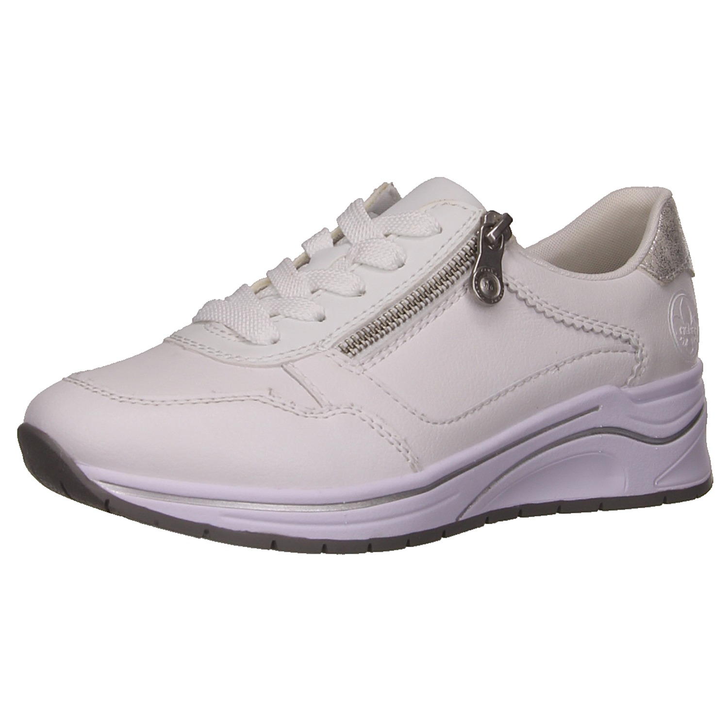 Rieker Sneaker weiß weiss/weiss kombi