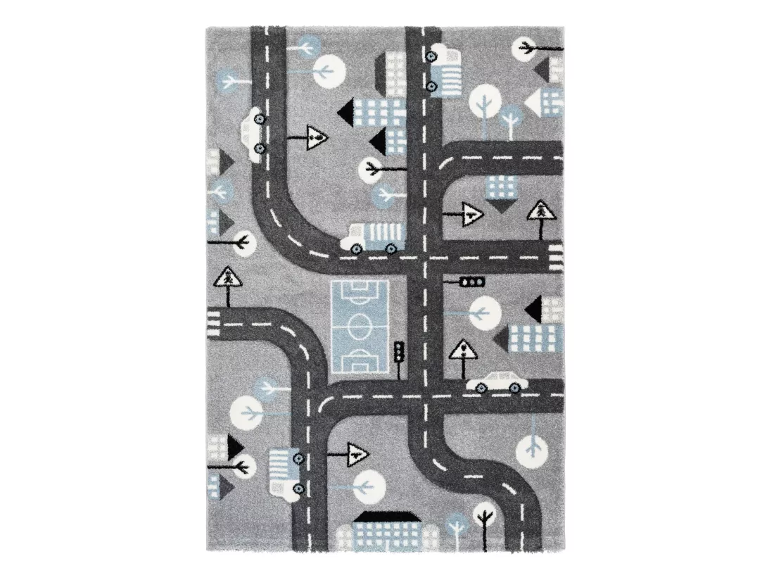 Tapis enfant australie argent marree - 80 x 150 cm