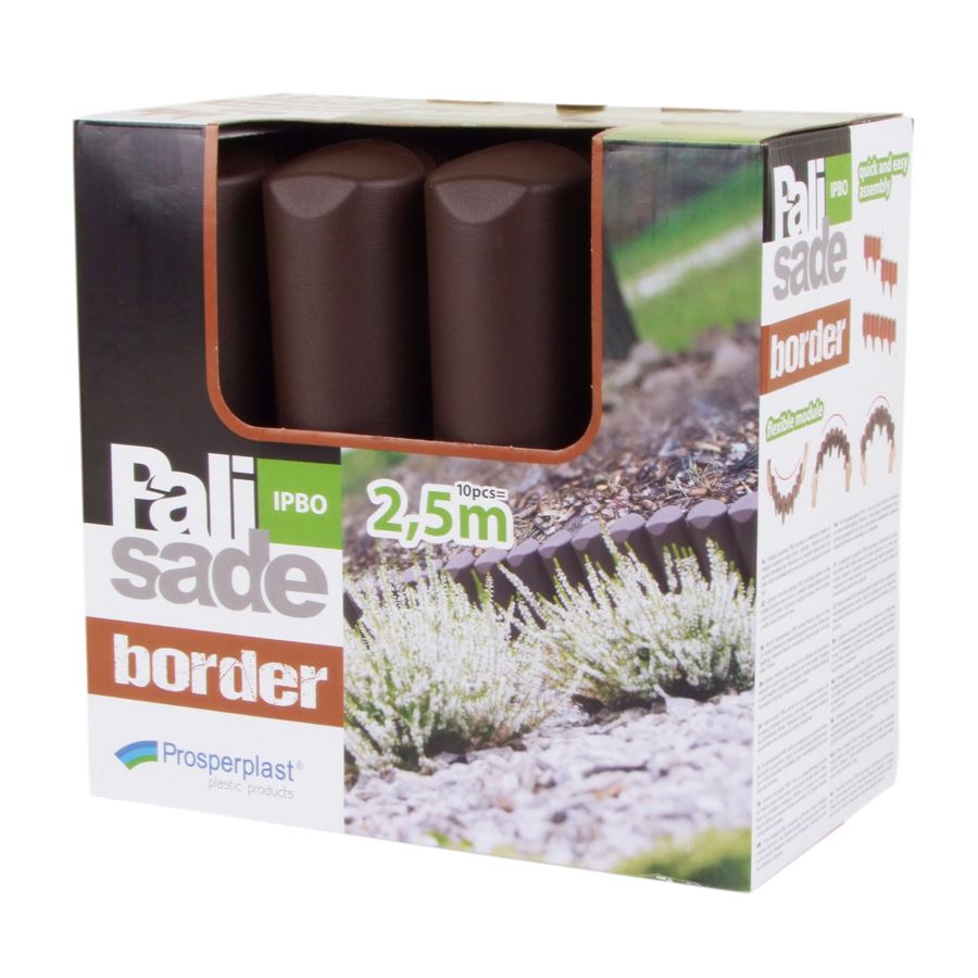 Gartenpalisade IPBO 2,5m Braun