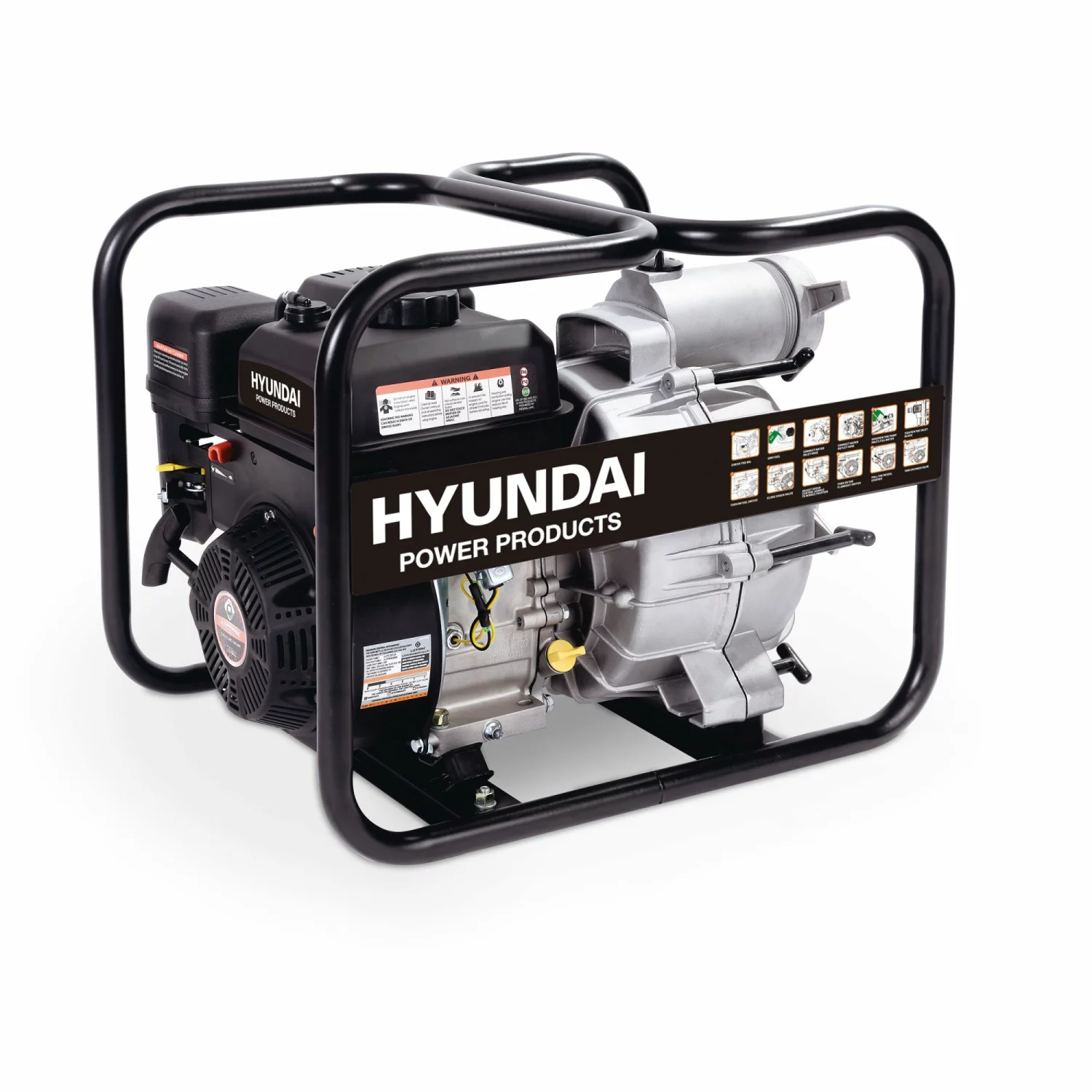 Hyundai 57648 Benzine schoon-/vuilwaterpomp - 208cc - 750L/Min