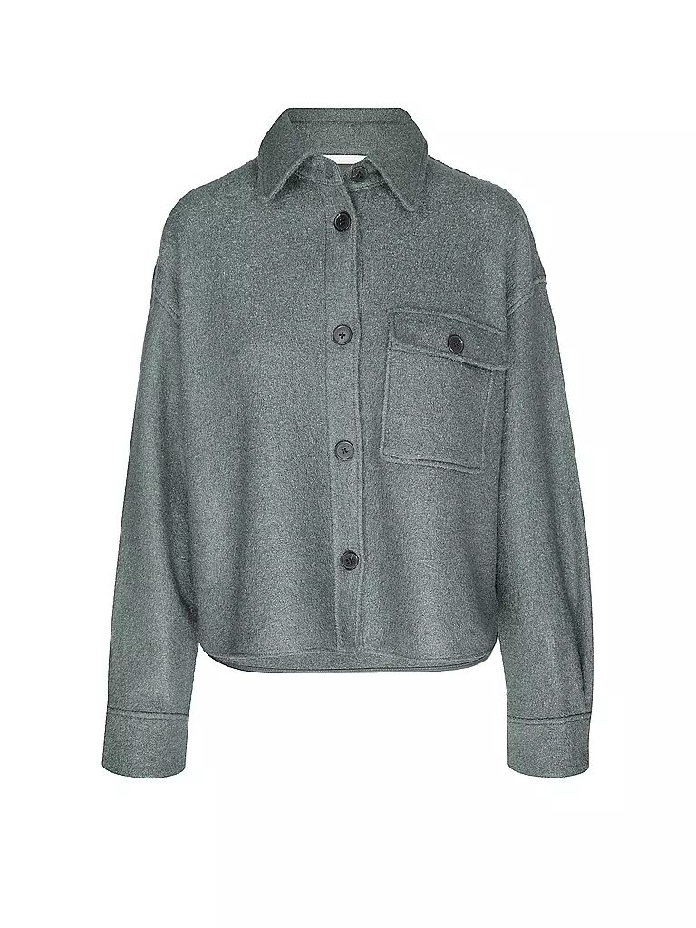 MARC O'POLO Overshirt dunkelgrün